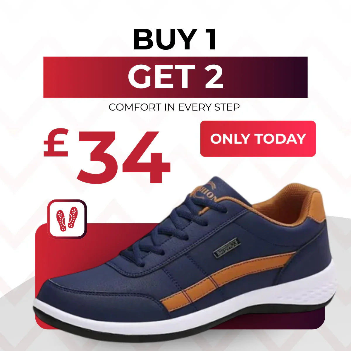 CalmStep™ Comfort Sneakers — [BUY 1, GET 2]